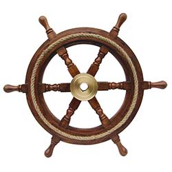 Rodas de leme madeira